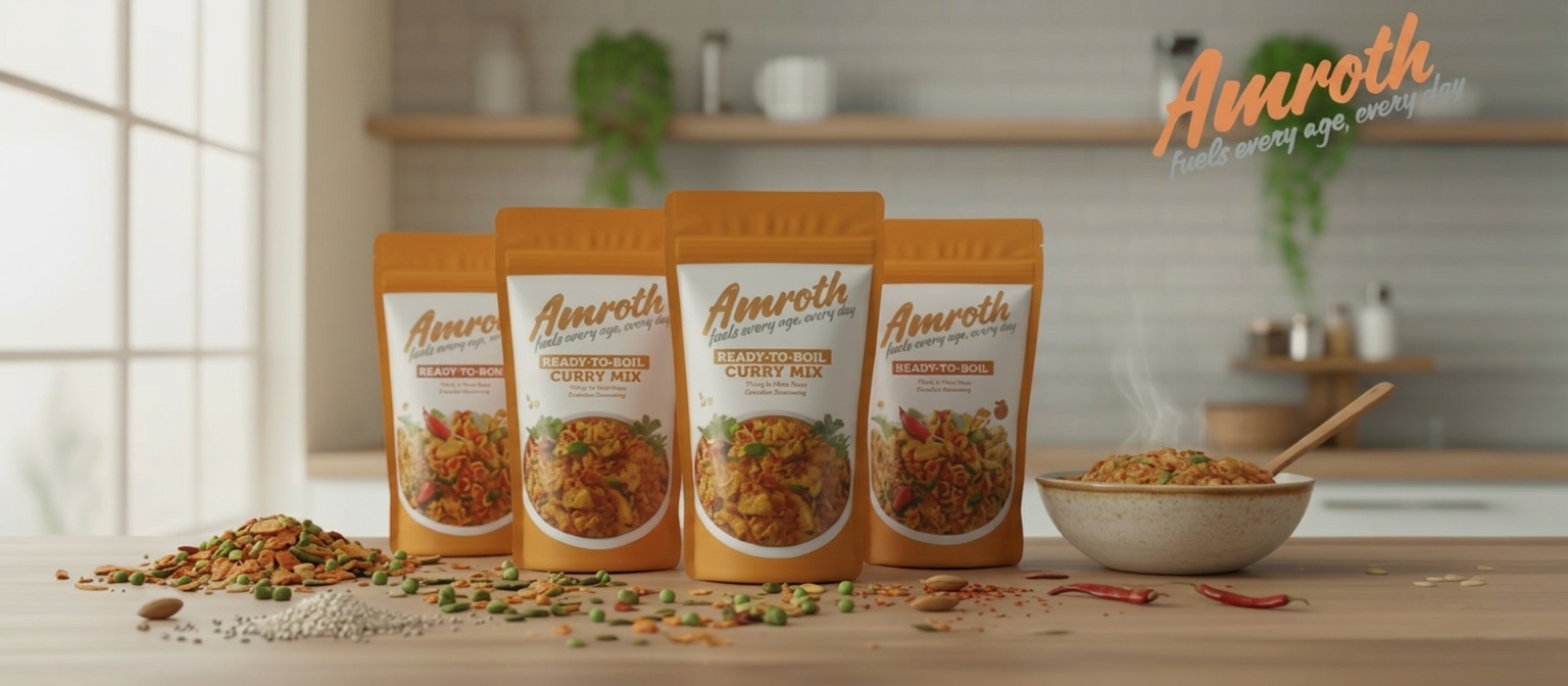 Amroth instant sambar mix healthy meal